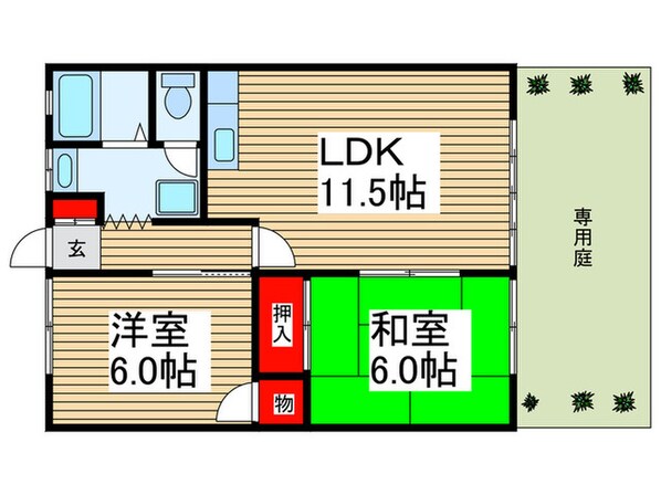 エクセルⅡの物件間取画像